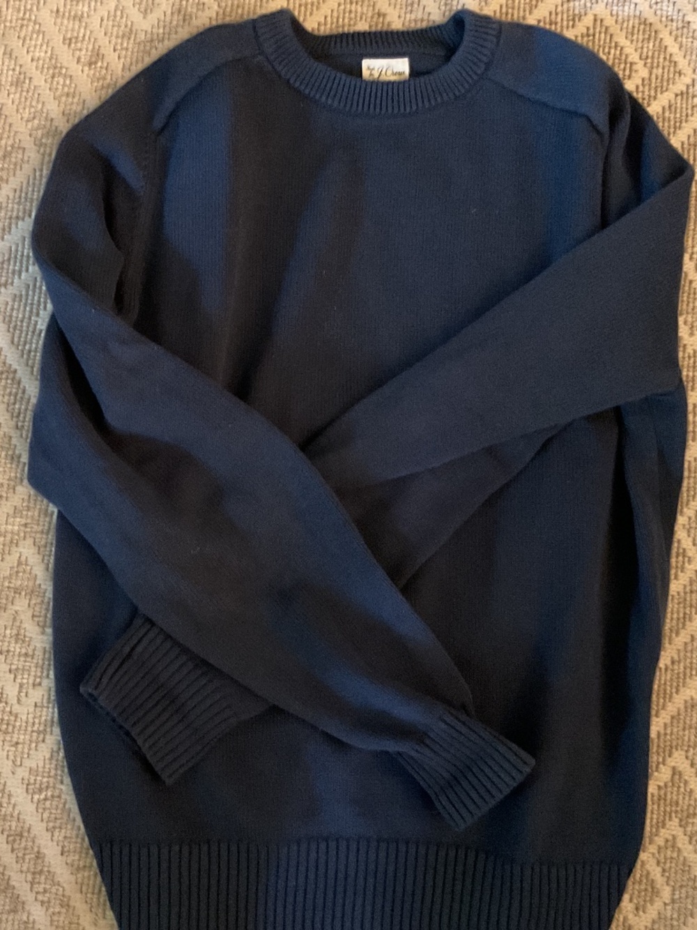 Classic J.Crew Navy Men’s Crewneck Sweater Sz XL